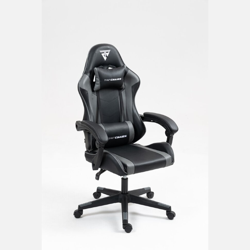 Кресло спортивное TopChairs Commander черно-серый Кресло спортивное TopChairs Commander черно-серый